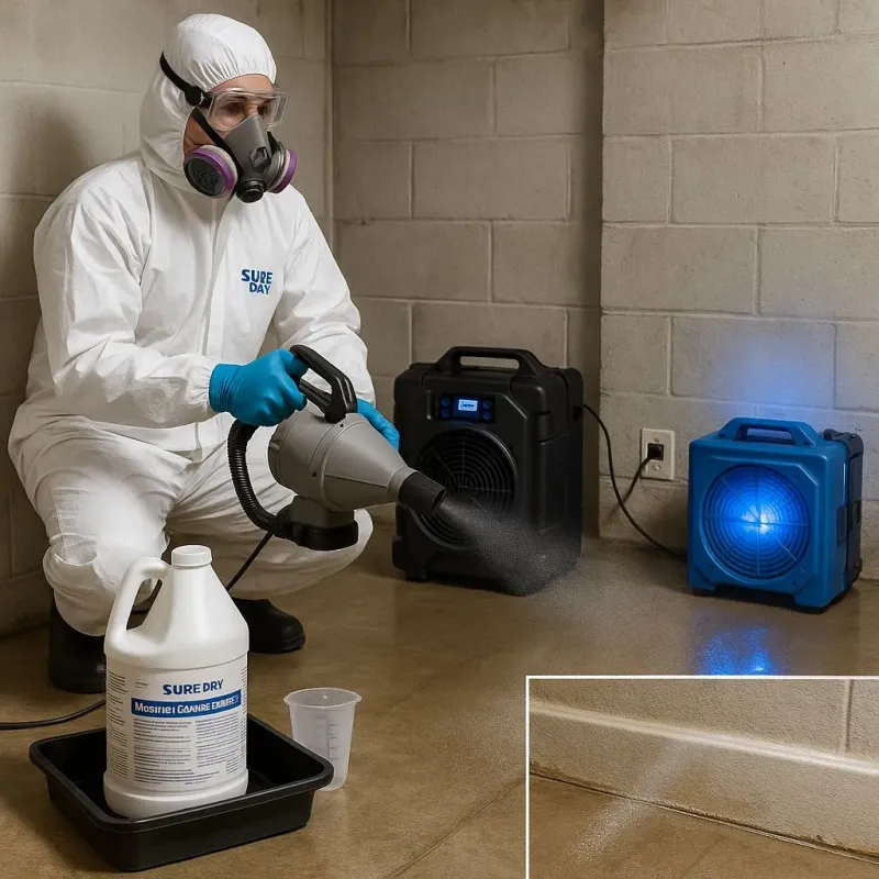 Sanitization and Odor Removal process in Howard, KS